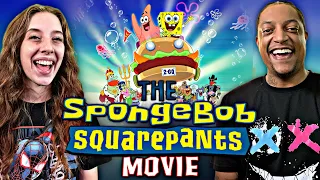 SPONGEBOB SQUAREPANTS MOVIE | MOVIE REACTION | My First Time Watching | IM A GOOFY GOOBER ROCK! 😂😂