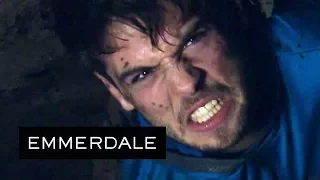 Emmerdale - Sam Traps Joe in the Woods and Takes His Revenge