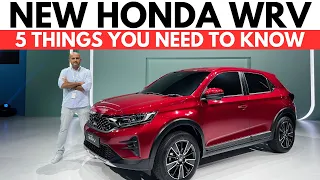 Honda WR-V: 5 Things You Need To Know!