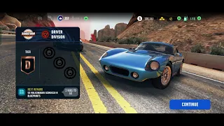 Need for speed no limits / Shelby Daytona / Sandstorm Showdown / Driver / Tier E , D on C