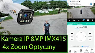 Kamera IP 8MP IMX415 z 4x Zoomem Optycznym:Ozikam-ACW-4x