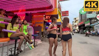 4K Pattaya  Walk Soi Buakhao, Soi Chaiyapoon, Soi Honey, TREE TOWN  September 2023