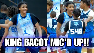 King Bacot MIC'D UP at CP3 Camp, Best Player In 7th Grade?!