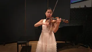 Sky Wen (age 11) Bach Partita 3: Loure
