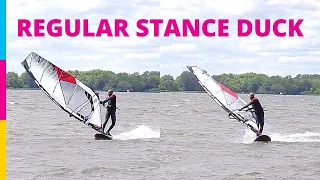 How To Duck To Backwinded Regular Stance Windsurfing