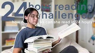 seeing how many books I can read in 24 hours | reading challenge ! ⏱️ 📖