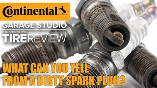 What can you tell from a dirty spark plug?