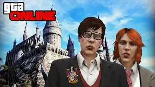 HARRY POTTER FLYING CAR SCENE PARODY! || GTA 5 Online || PC (Funny Moments)