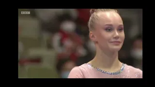 Angelina Melnikova floor exercise AA Finals(BBC)/ 2021 World Championships