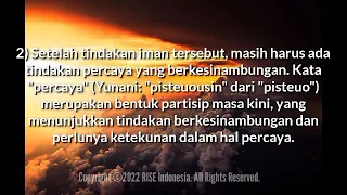 "Percaya Dalam Nama Kristus = Anak TUHAN" - Yohanes 1:12-13 - Renungan Harian (RISE Video)