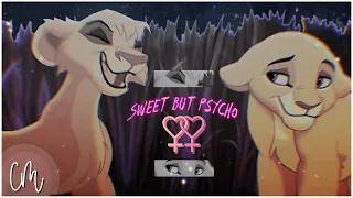 Sweet But Psycho ⚢ | FxF / Lesbian Animash MEP