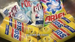 ASMR 🆘SOS Laundry Paste🆘 | Making Cylinders with 4 Cans of Lemon SOS + 4 Bags of Laundry Powder