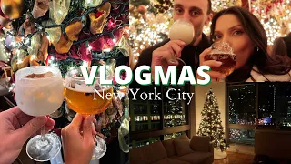 NYC VLOGMAS: rolfs nyc, trader joes holiday haul, makeup routine, sick day & crazy story time