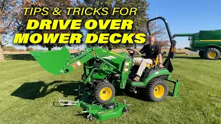 Comparing the Removal and Installation of a John Deere Drive Over AutoConnect Mower Deck