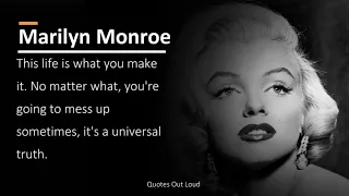 Marilyn Monroe - Quotes (Audio)