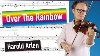 Over The Rainbow | The Wizard Of Oz | Violin Sheet Music | Piano Accompaniment