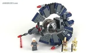 LEGO Star Wars 75044 Droid Tri-Fighter reviewed! (2014)