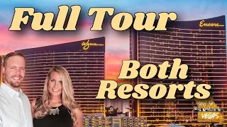 TOUR the best hotels in Las Vegas!  Wynn & Encore - Full Walking Tour 2022