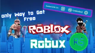 How to get Free Robux 100% (Only way) With Proof.. No Human verification Required