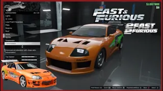 GTA 5 - Paul Walker's Mk4 Supra from Fast and Furious Build Tutorial, Jester Classic