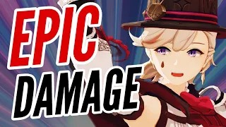 EPIC DAMAGE! C0 Lyney Build, 4★ Weapon Showcase & Best Teams (Genshin Impact)