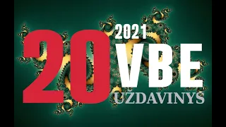 20 uždavinys | VBE 2021