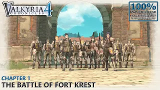 [Valkyria Chronicles 4] A Rank 100% Walkthrough | 2.Chapter 1: The Battle of Fort Krest