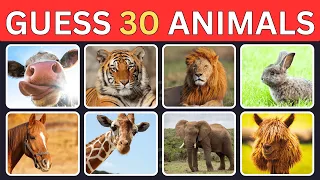 Guess 30 Animals in 5 Seconds - daily quiz