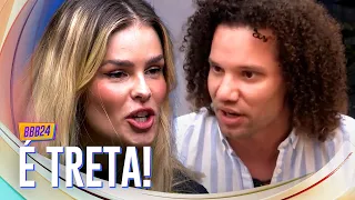 MAYCON E YASMIN BRUNET DEBATEM APÓS FORMAÇÃO DE PAREDÃO 😲 | BBB 24