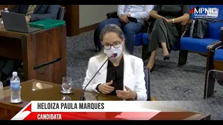 Prova oral MPMG da 3ª colocada – Promotora de Justiça (2022) -   Heloiza Paula Marques