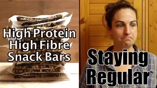 High Fibre High Protein Breakfast Bar Snacks Recipe