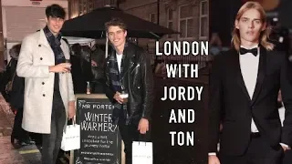London with Jordy Baan and Ton Heukels