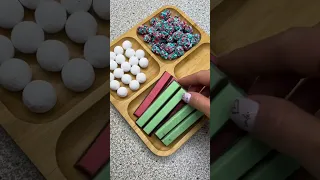 Satisfying ASMR ~ Filling platter with sweets 🍭