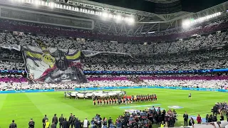 Incredible Santiago Bernabeu - Real Madrid vs Manchester City 3:3 - Champions League Anthem