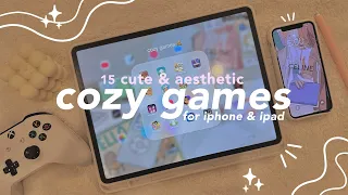 cozy games for ios 🧸☁️ | 15 cute & comfy aesthetic mobile games for iphone & ipad.