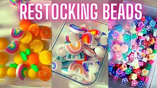 ASMR BEAD RESTOCKING AND ORGANIZING #9 🍀 TIKTOK BUSINESS COMPILATION