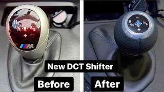 Upgraded Custom DCT Shift Knob and Shifter Boot E92 M3 BMW E90 E93