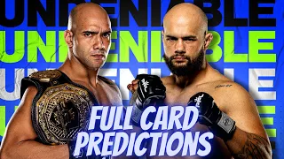 PFL 2022 #5 CAPPELOZZA VS. SCHEFFEL FULL CARD PREDICTIONS!