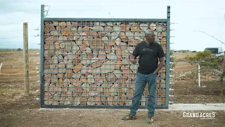 Gabion & Electric Perimeter Fence At AcaciaCove, Nanyuki (Part II) - Own Land In Kenya