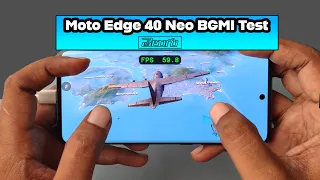 Moto Edge 40 Neo Gaming Test Telugu || FPS, Heating and Battery Drain