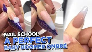 YN NAIL SCHOOL - Create The Perfect Baby Boomer Ombre Nail