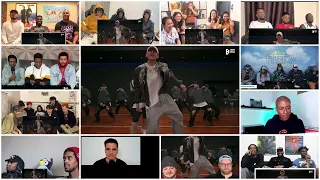 [CHOREOGRAPHY] BTS  '달려라 방탄 (Run BTS)' Dance Practice Reaction Mashup