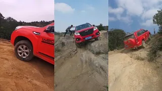 Haval H9 Climb a small slope to warm up.