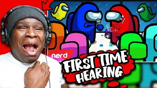 The Among Us Rap Battle 2 #NerdOut ft Daithi De Nogla CaptainSparklez [Among Us Animation] REACTION