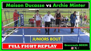 Maison Ducasse vs Archie Minter  - FULL FIGHT - Epsom Boxing Academy Club Outdoor Show (26/05/24)
