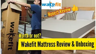 Wakefit Orthopedic Memory foam Mattress Unboxing & Review After 3+ months Trial