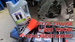 2020-2024 Toyota Highlander Oil Change DIY (Hybrid Only)