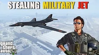 GTA 5 - Secret Mission! (Stealing The Quinjet from Aircraft Carrier)