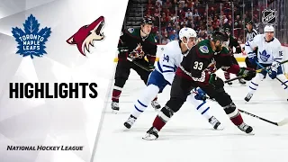 NHL Highlights | Maple Leafs @ Coyotes 11/21/19