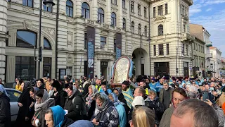 Крестный ход с Сурдегской иконой Божией Матери. Iškilminga eisena su Surdegio Dievo Motinos ikona